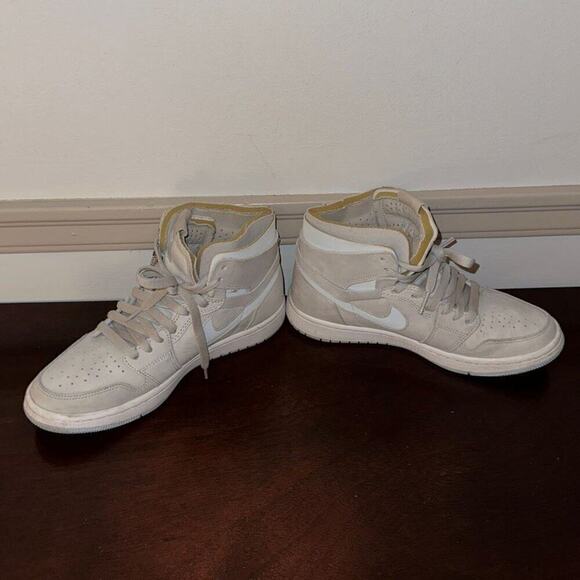 Jordan 1 High Zoom Air CMFT Grey Fog Women's Size 7.5 Sneakers - Picture 11 of 13